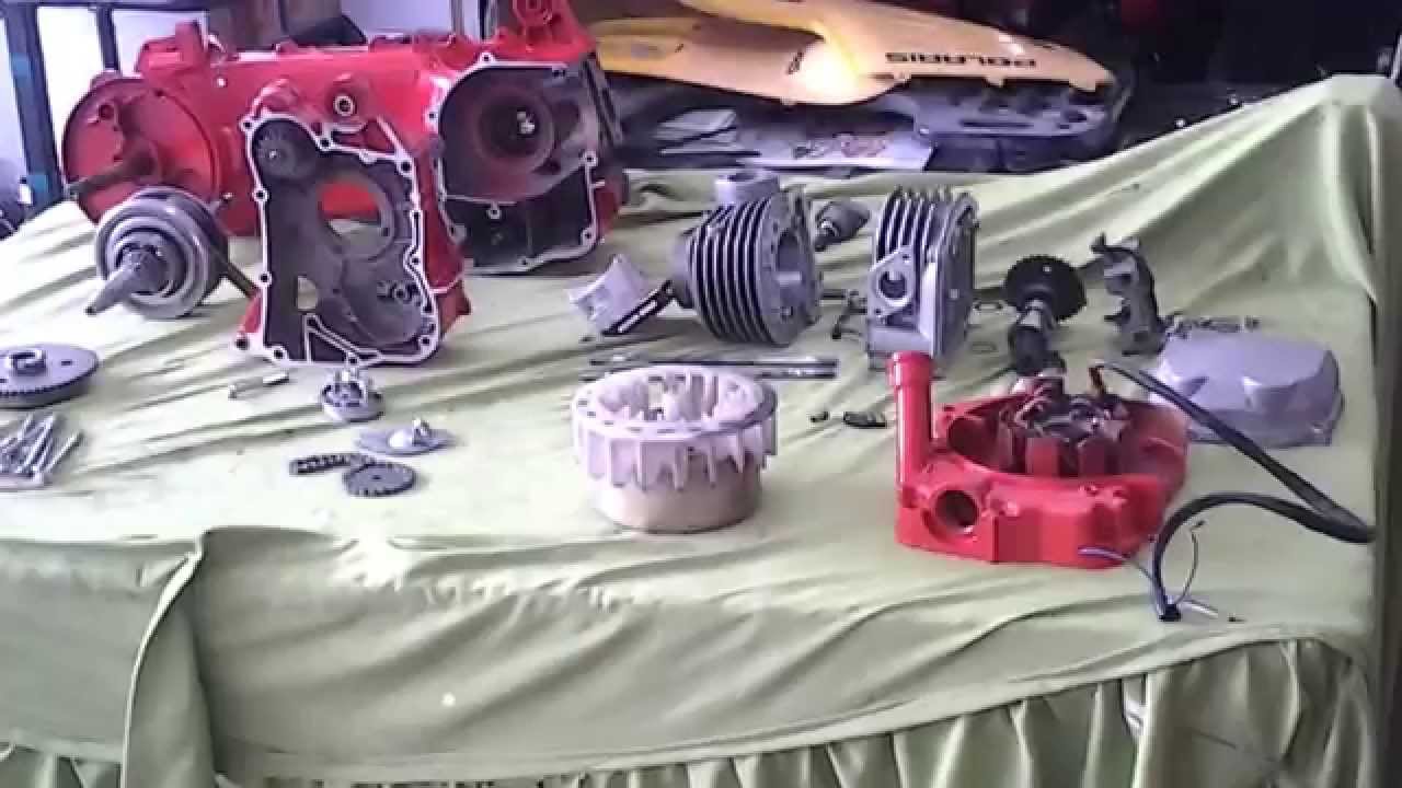 Componentes  motor de motoneta 150 cc