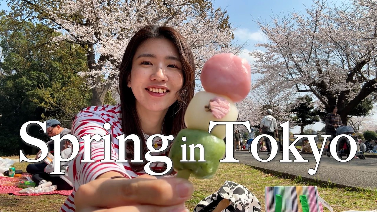 Cherry Blossom Season in Tokyo 🌸 | A Cozy Spring Vlog