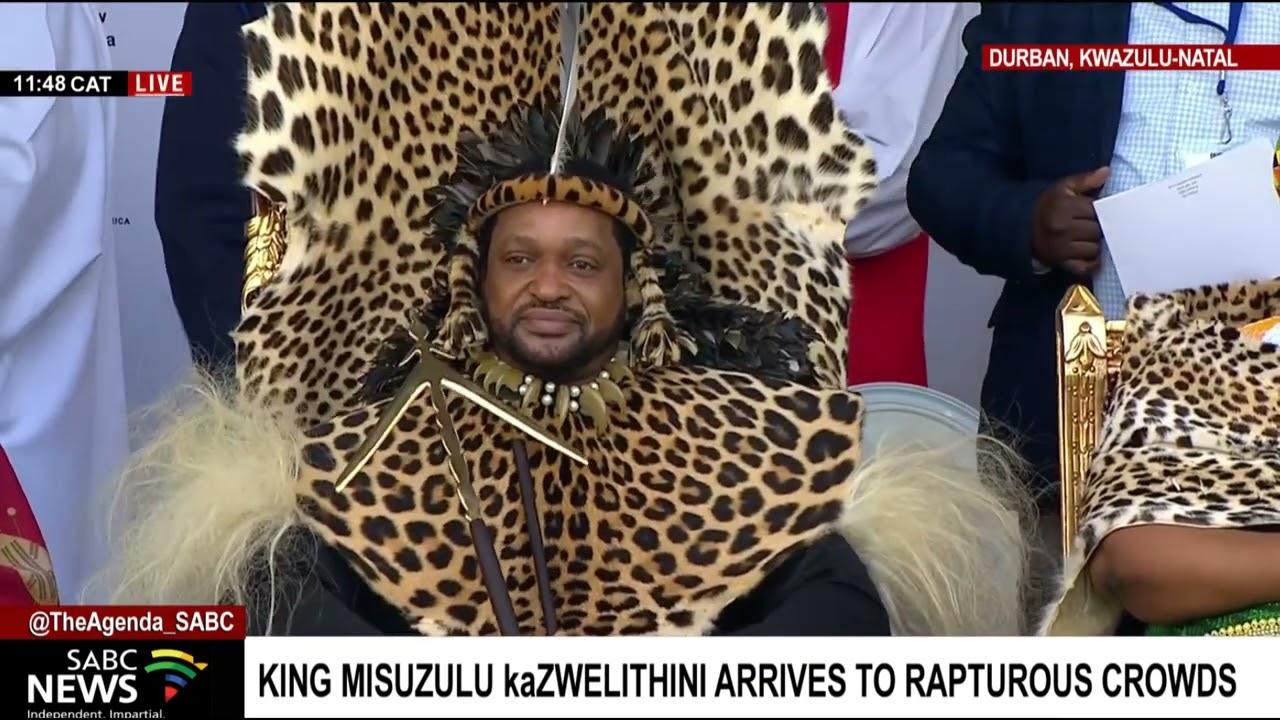 Amazulu King Coronation: Prince Mangosuthu Buthelezi, King Misuzulu  arrive at Moses Mabhida stadium
