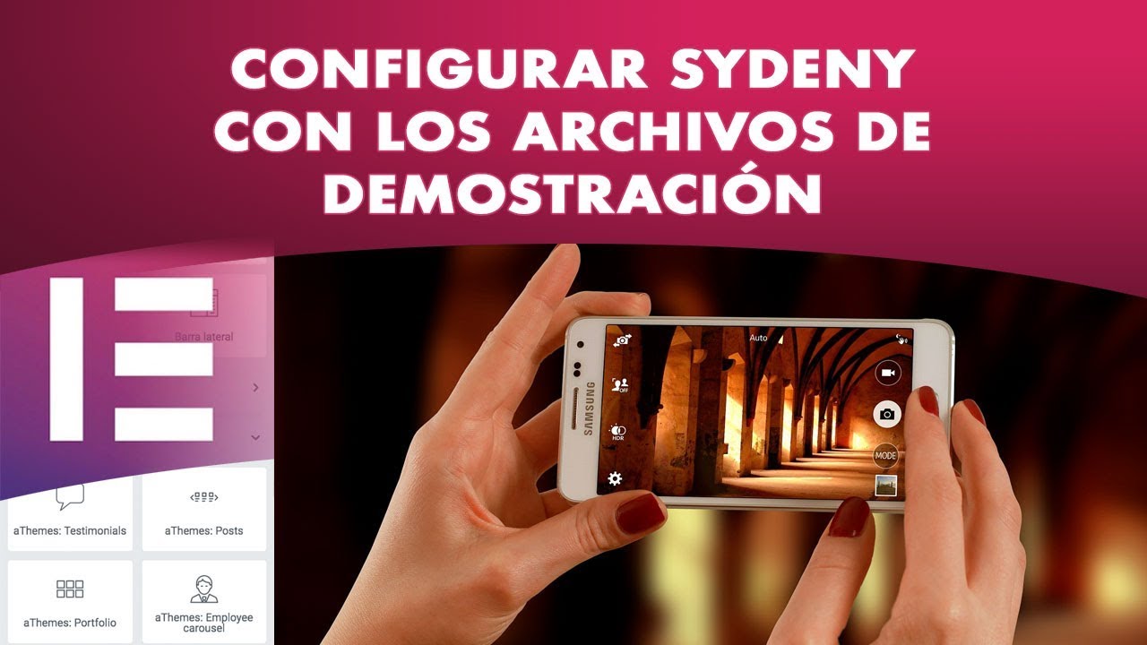 Configuración inicial del tema Sydney de WordPress con el aspecto de la demo