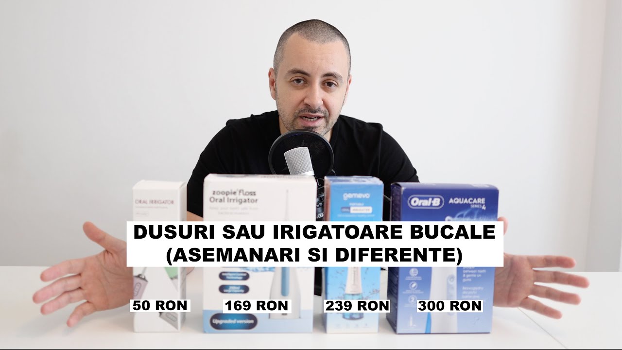 DUSURI BUCALE ( IRIGATOARE BUCALE ) , ASEMANARI SI DIFERENTE IN 2024