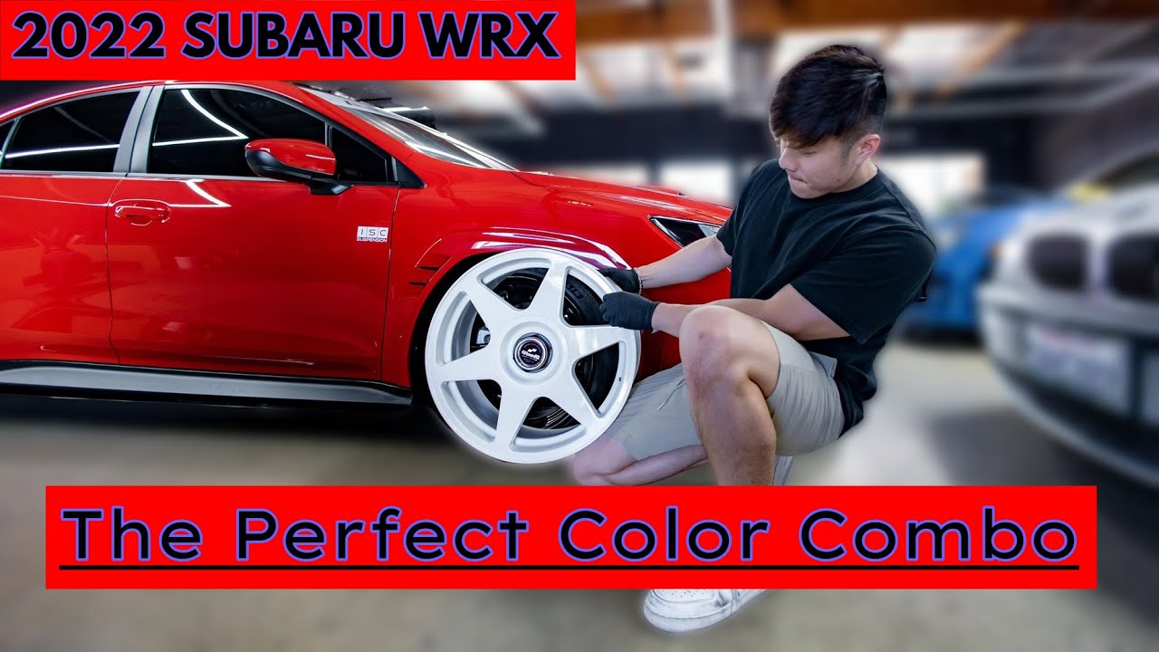 ИДЕАЛЬНЫЙ ЦВЕТ КОЛЕС ДЛЯ ВАШЕГО SUBARU WRX 2022 ГОДА