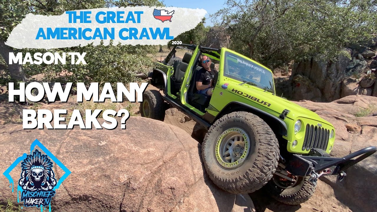 Wheeling in Mason TX with The Great American Crawl