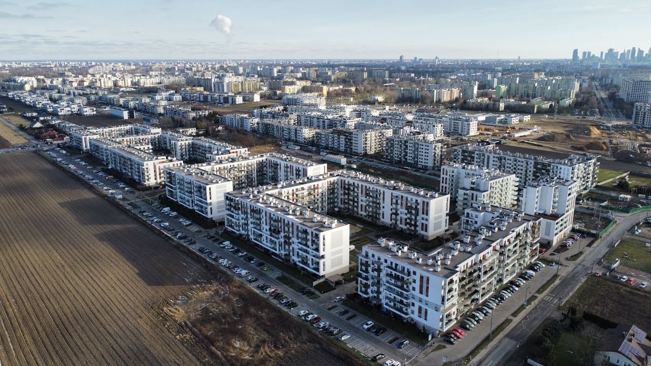 [4K]Warszawa Chrzanów - osiedla mieszkaniowe część 1