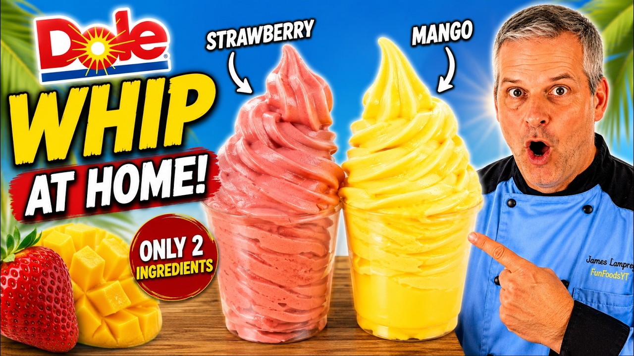 Making Strawberry & Mango Dole Whip