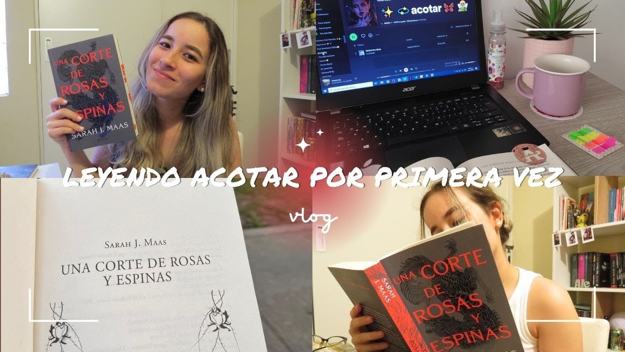 vlog ✨ leyendo acotar por primera vez 🧚🏼‍♀️ *incluye pequeños spoilers*