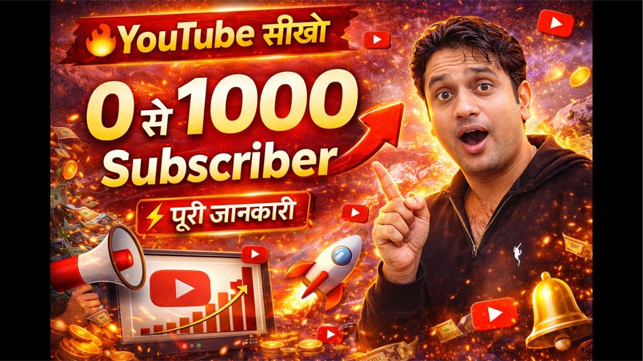DevbhumiDeepak  is live “नए YouTubers के लिए बड़ी खबर! 0 से 1000 Subscriber का पूरा सिस्टम”