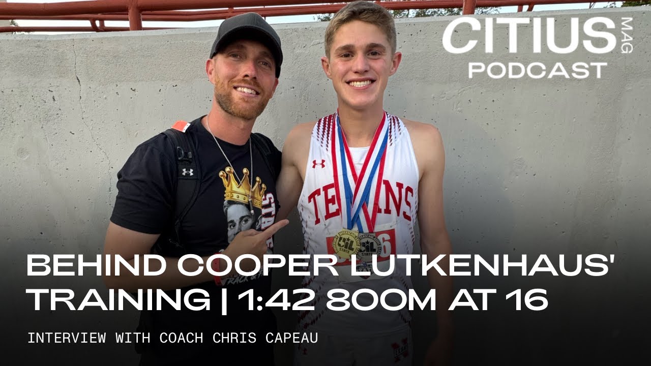 Inside Cooper Lutkenhaus' Training For A 1:42.27 800m At 16 Years Old With His Coach Chris Capeau