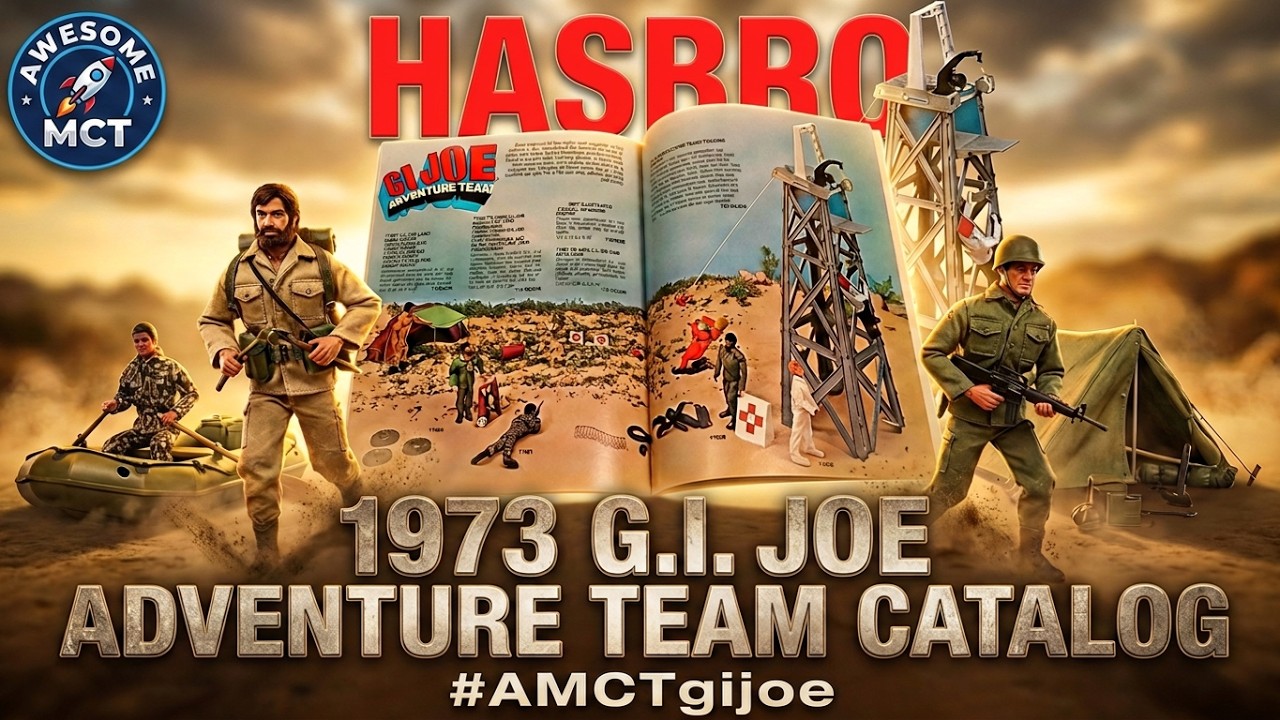🧔🏻📖💥🪖 GI JOE  ADVENTURE TEAM : 1973 Hasbro Toys Catalog - Many GI-Joe 12'' Action Figure sets🔥💥