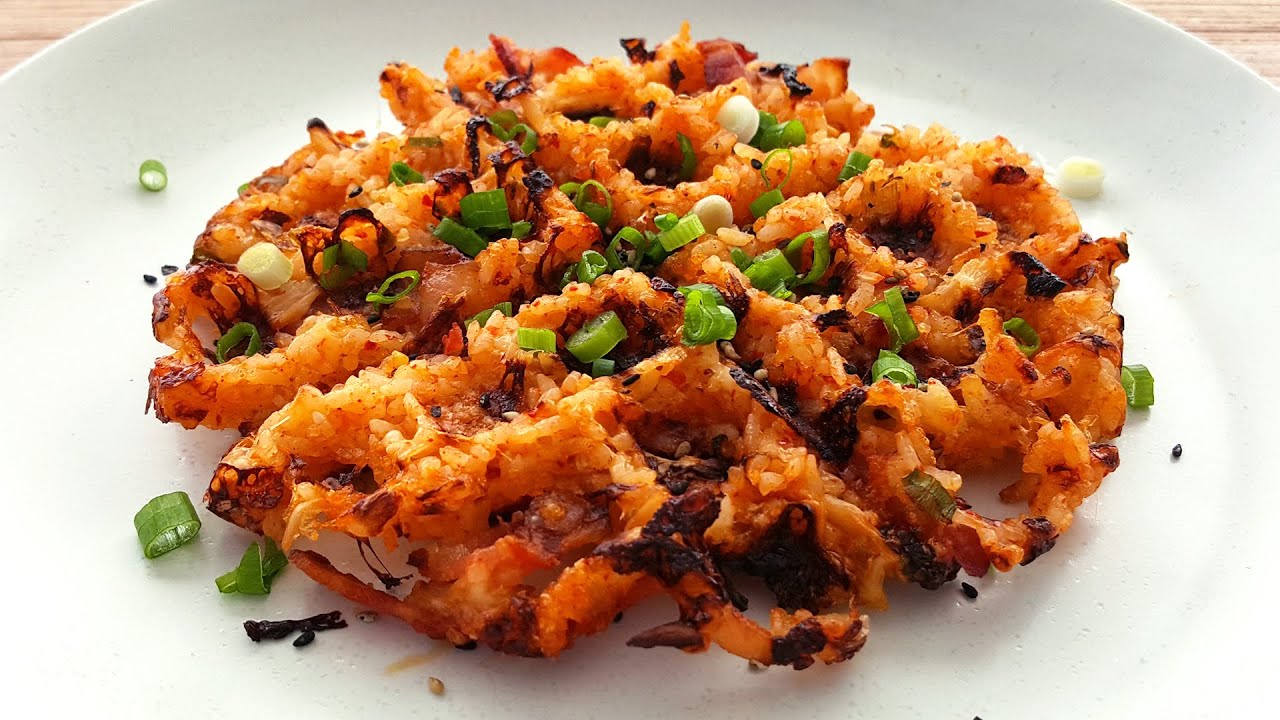 Kimchi Rice Waffles | Easy Waffle Maker Recipes