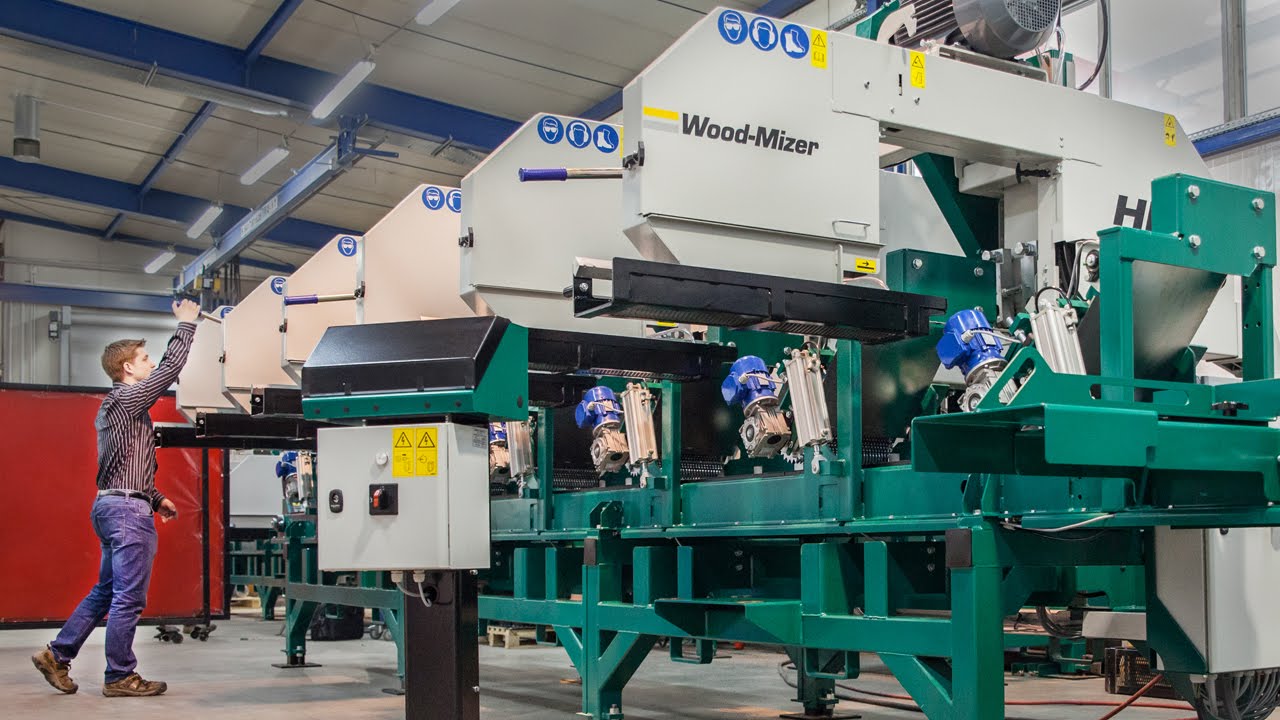 Wood-Mizer HR700 Resaw - Industrial multihead horizontal resaw