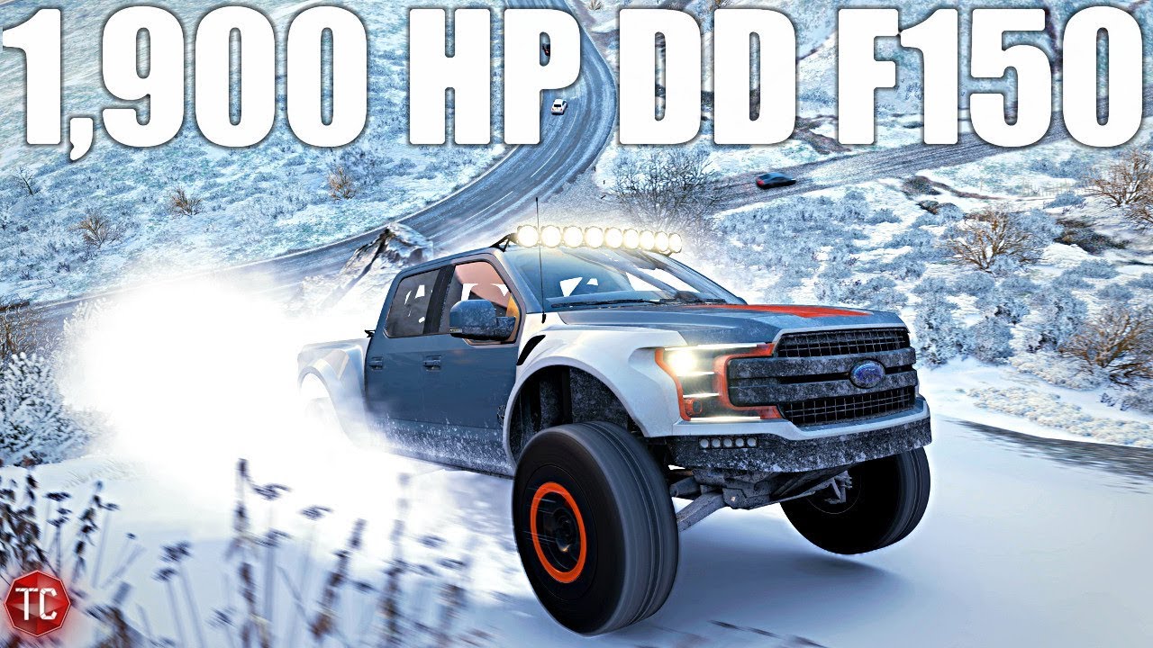 Forza Horizon 4: The NEW DD F150 FULL 1,900 HP BUILD!!