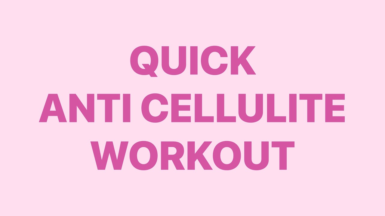 3-минутная быстрая антицеллюлитная тренировка // Упражнения против целлюлита на ногах