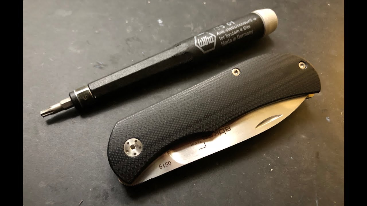How to disassemble and maintain the Boker Exskelibur II Front-Flipper