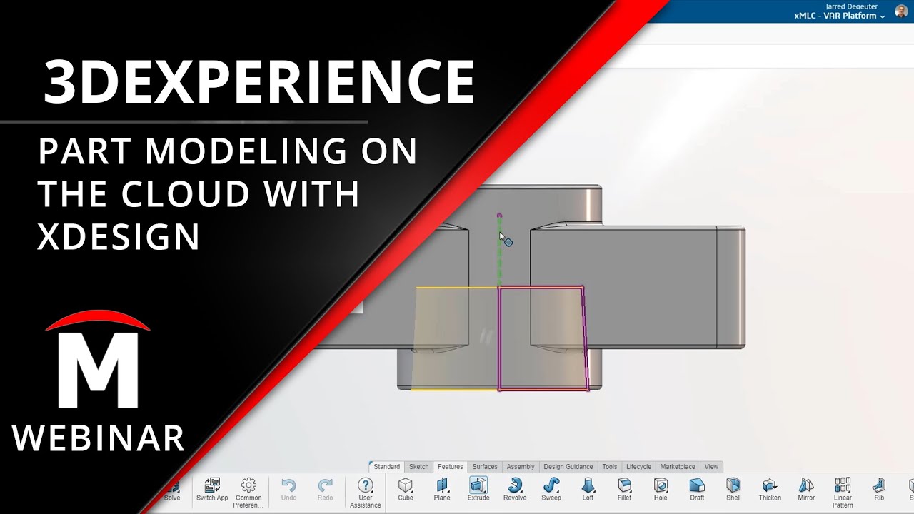 Моделирование деталей в облаке с помощью xDesign — 3DEXPERIENCE