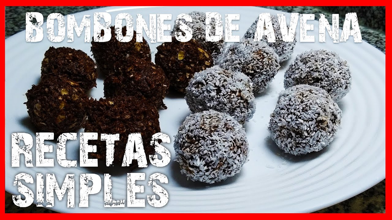 BOMBONES DE AVENA - RECETAS SIMPLES 😍😜🥃🥥