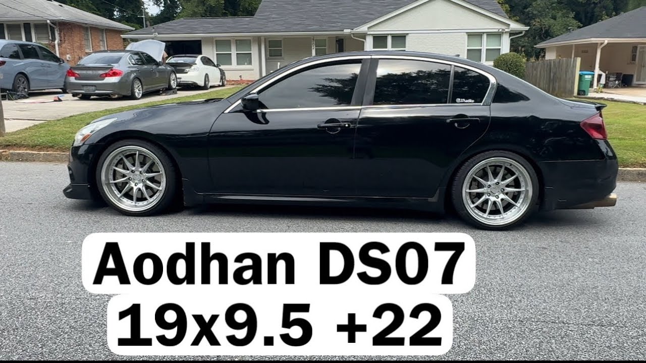 Aodhan DS07 19x9.5 +22 on G37