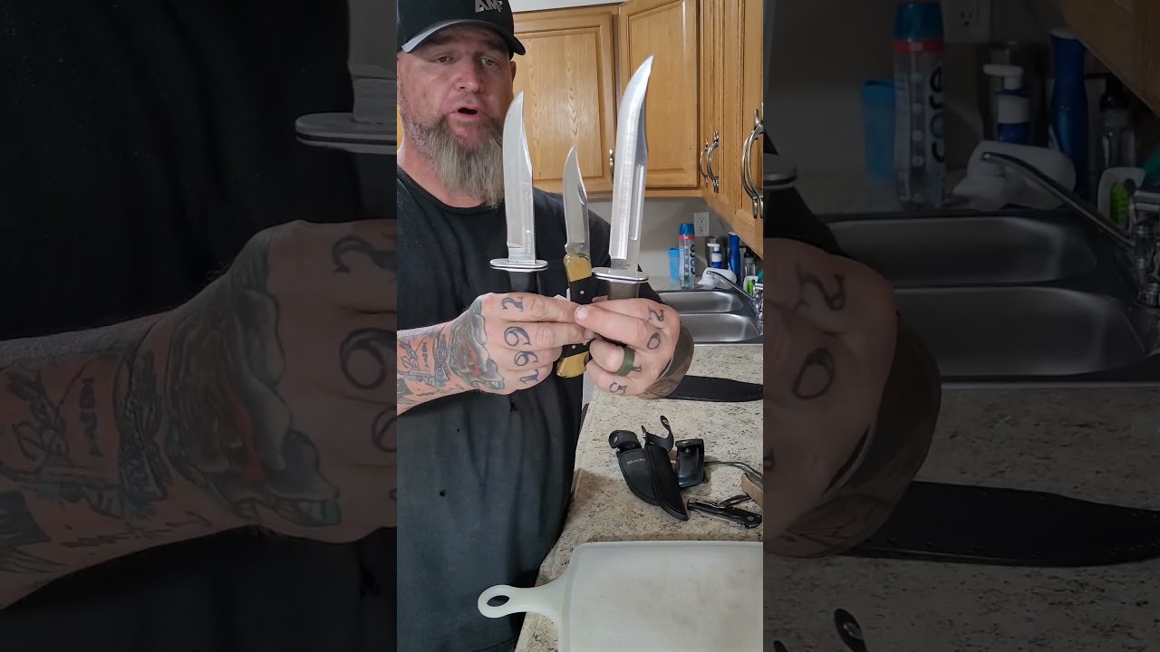 3 культовых американских ножа от Buck Knives #сделановамериканке #шорты #edc
