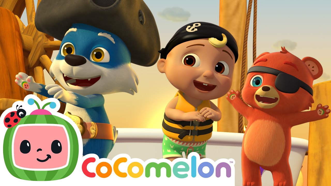 Bathtub Pirates 🏴‍☠️ | Bath Time Adventure Song | CoComelon Animal Time