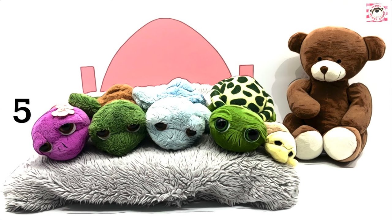 There were five in the bed (Roll Over)- Teddy’s English Nursery Rhymes Cartoon for babies & toddlers