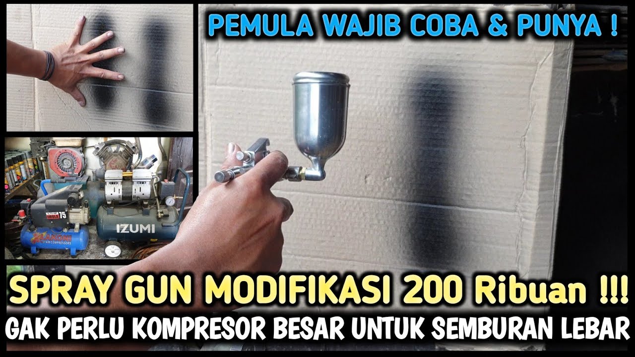 MODAL PAS-PAS AN BUKA USAHA PENGECATAN !! Peralatan murah rekomendasi untuk pemula