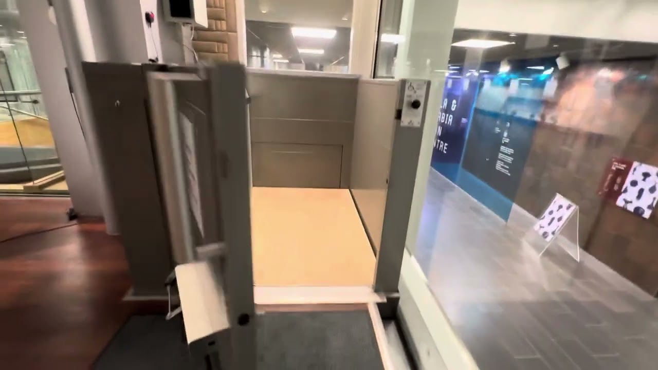 2003 Aritco A1 screw-drive platform elevator @ Arabianranta Library, Arabia 135, Helsinki, Finland