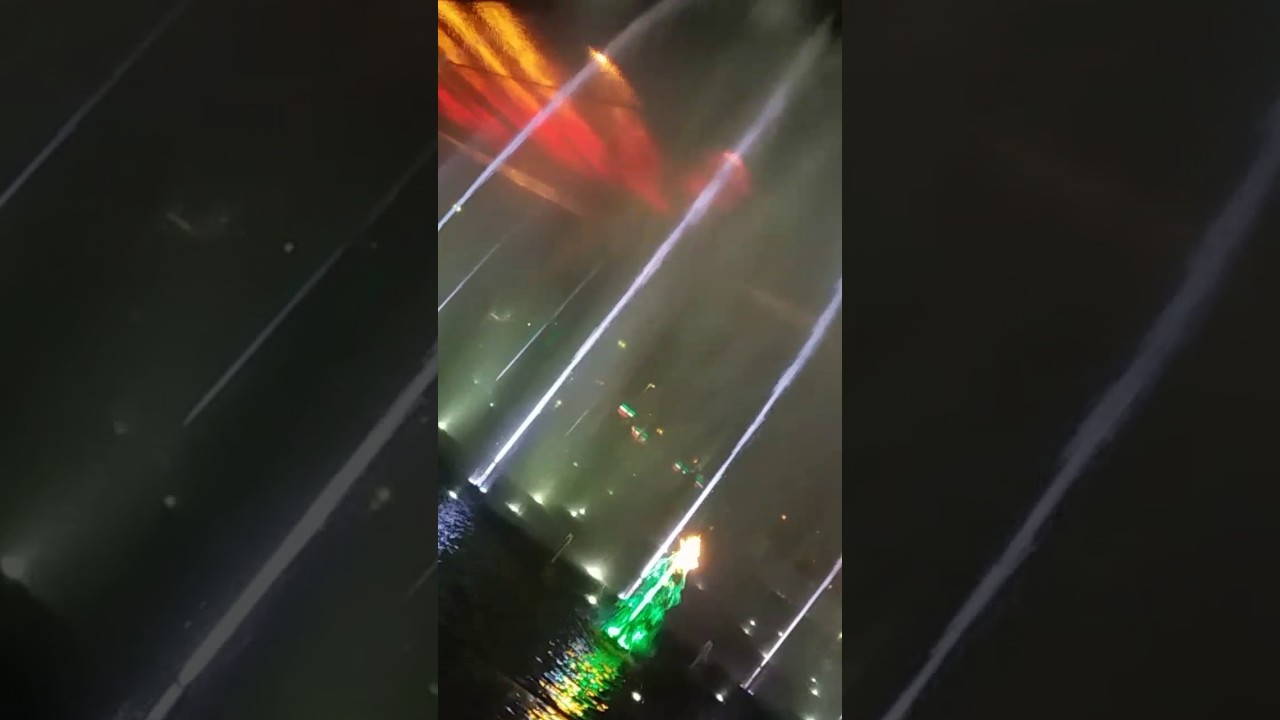 Dancing fountain at kuwait city salmiya