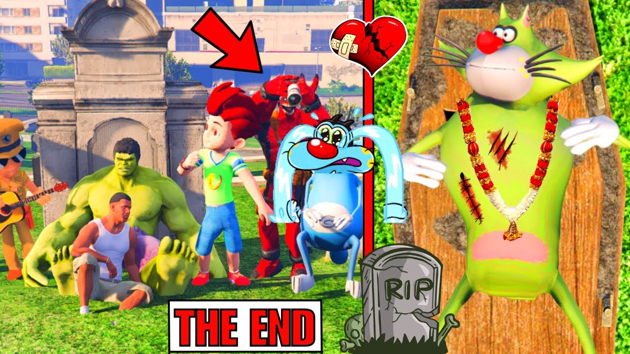 Jack Died Emotional Video GTA 5 With Kicko,Franklin,Motu,Patlu & Venom THE END