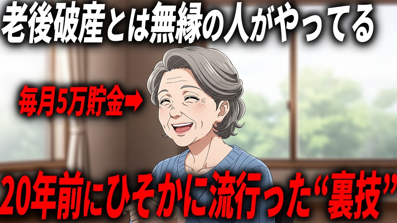 【誰でもできる】実はひっそり流行っていた、老後破産とは無縁の人がしている事