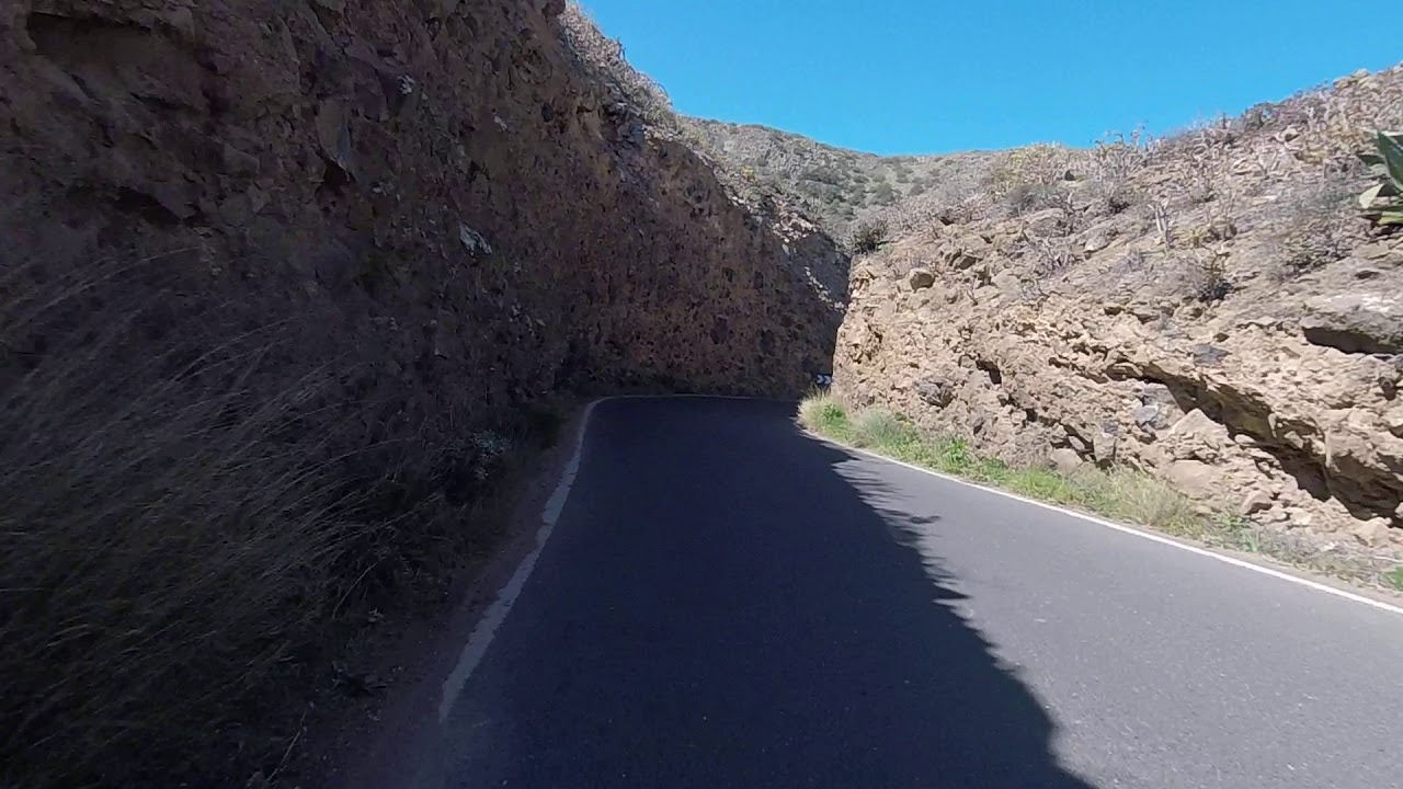 Lanzarote 2020 - Zjazd drogą LZ-10 do Haria