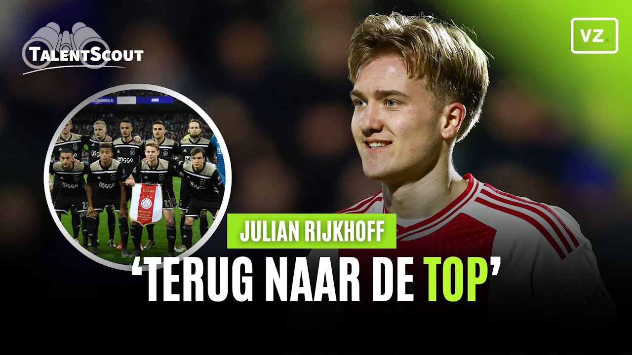 Ajax-spits Julian Rijkhoff vastberaden: 'Stap voor stap terug naar de top'