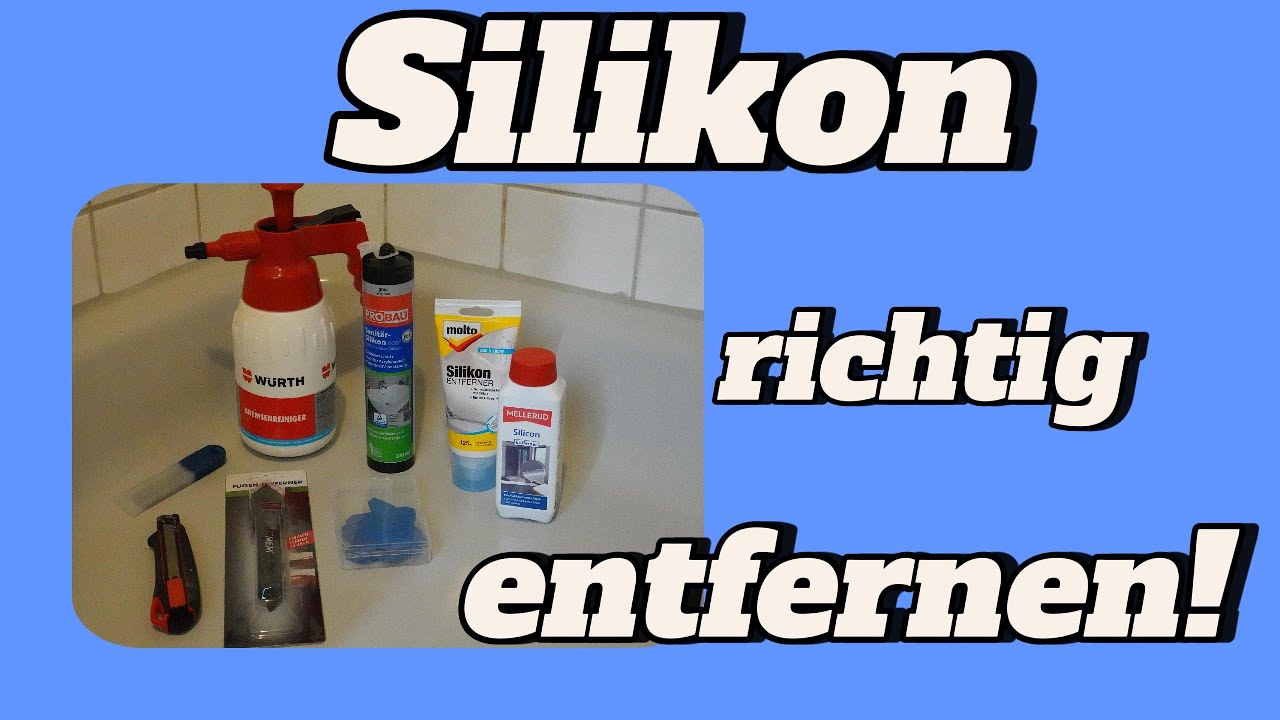 Silikon richtig entfernen DIY Produkt vergleichstest Mellerud, MEM, Molto und Würth