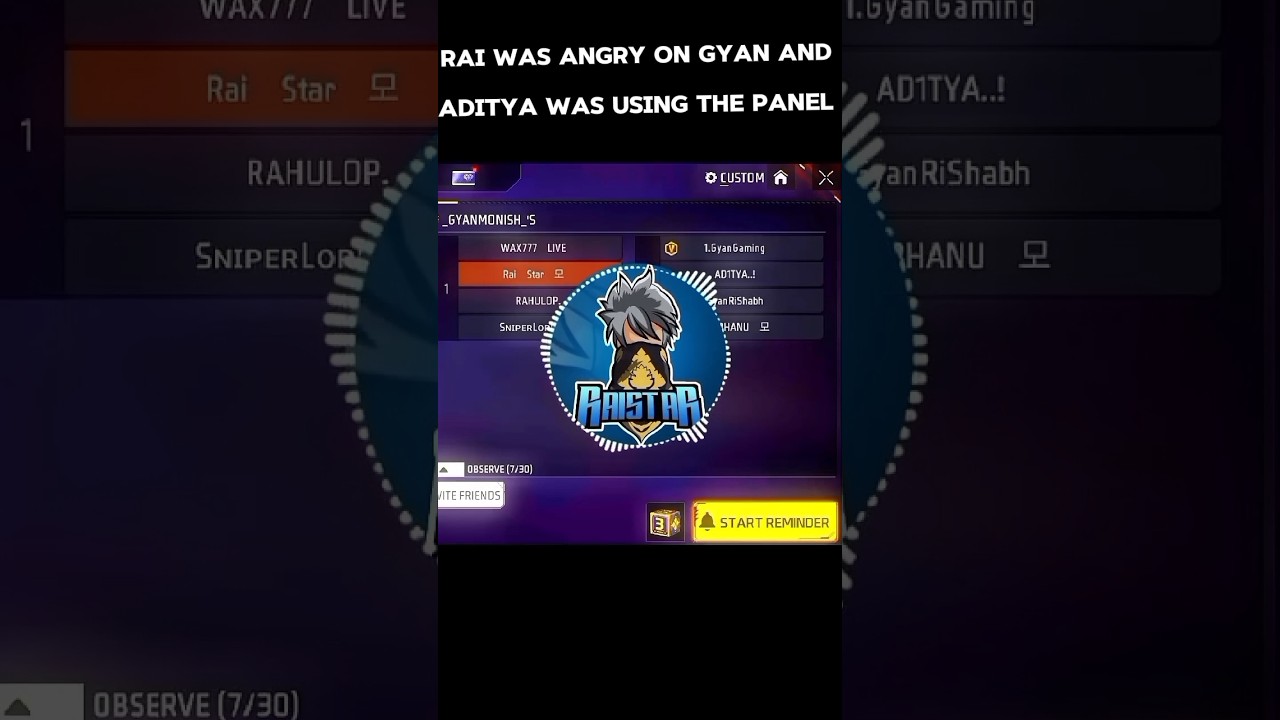 Raistar was angry on pawan moderator epic movement 🗿☠️