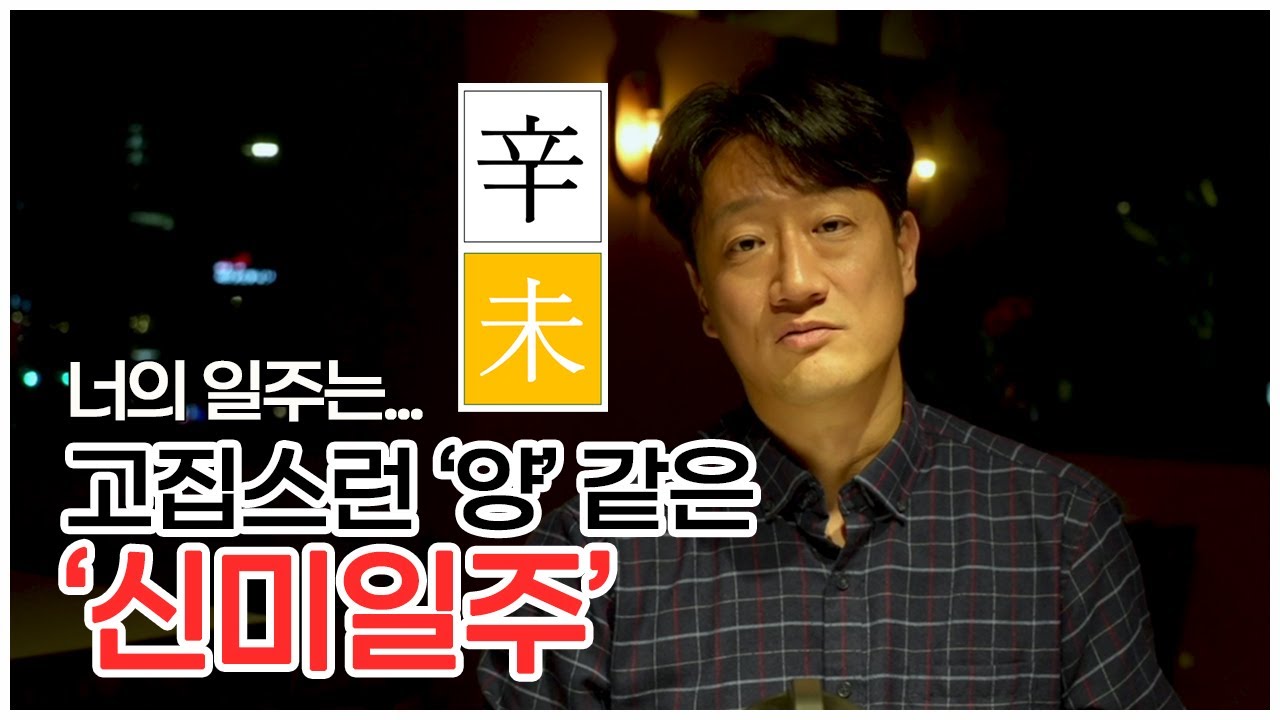 [너의 일주는] 고집쎄고 계산적인 '양'이 떠오르는 '신미일주'