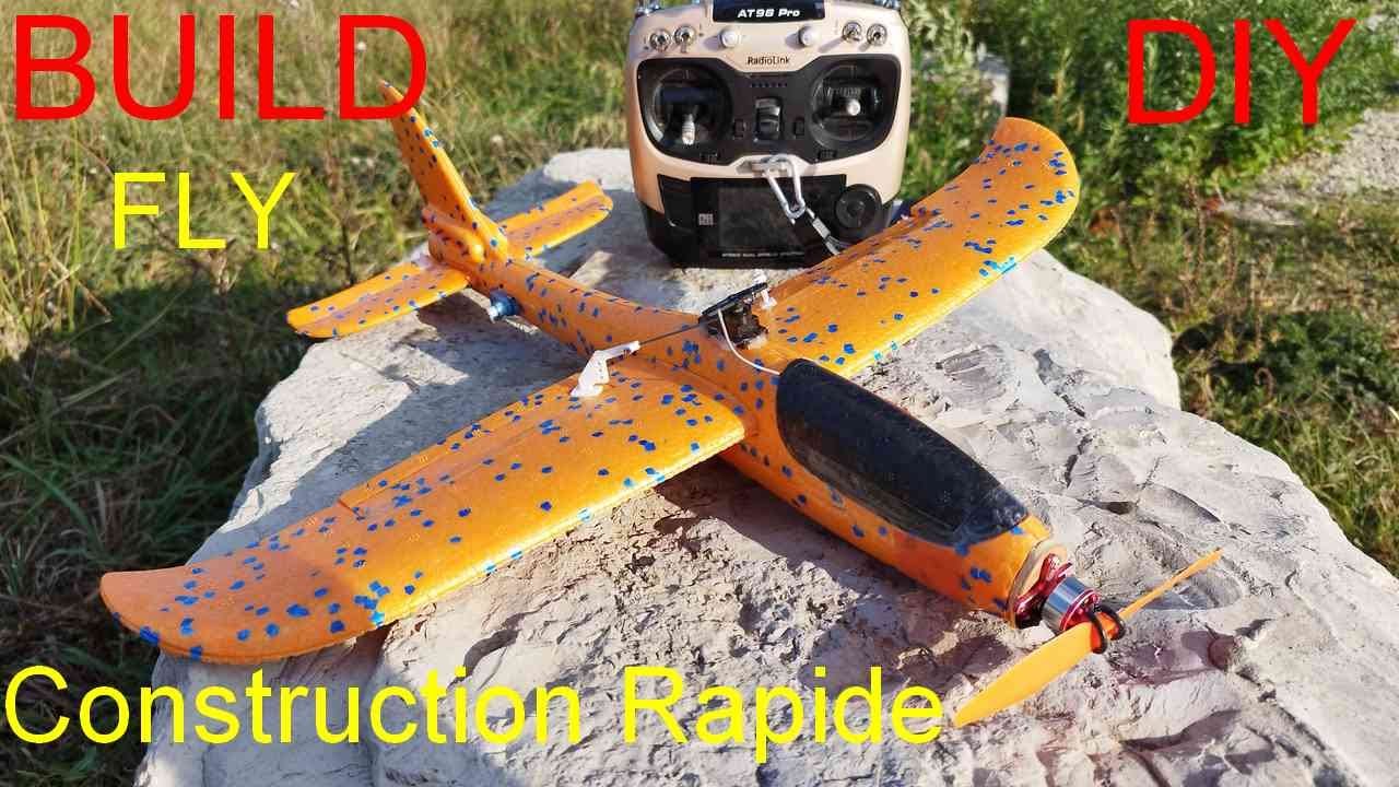 Planeur Action à Avion telecommandé  mousse  : Transformation Ultime pour l'emporter Partout !