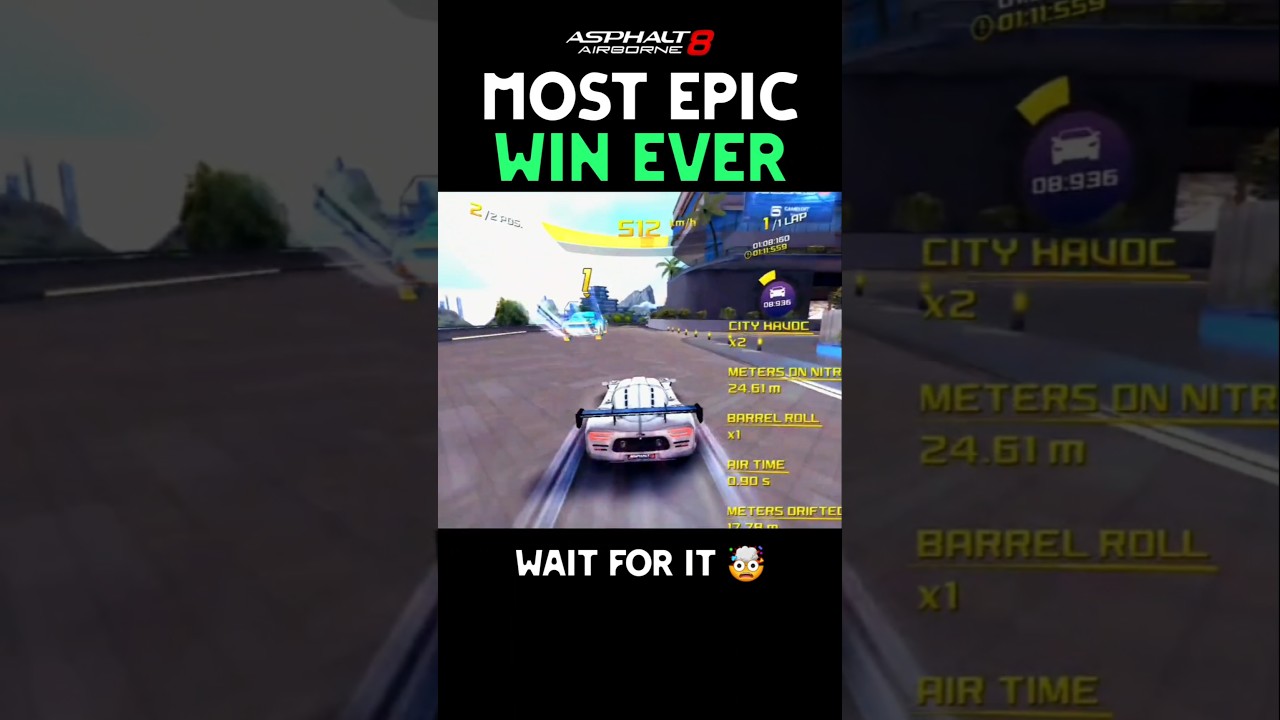 Impossible Win , Never give Up | Asphalt 8 Update73