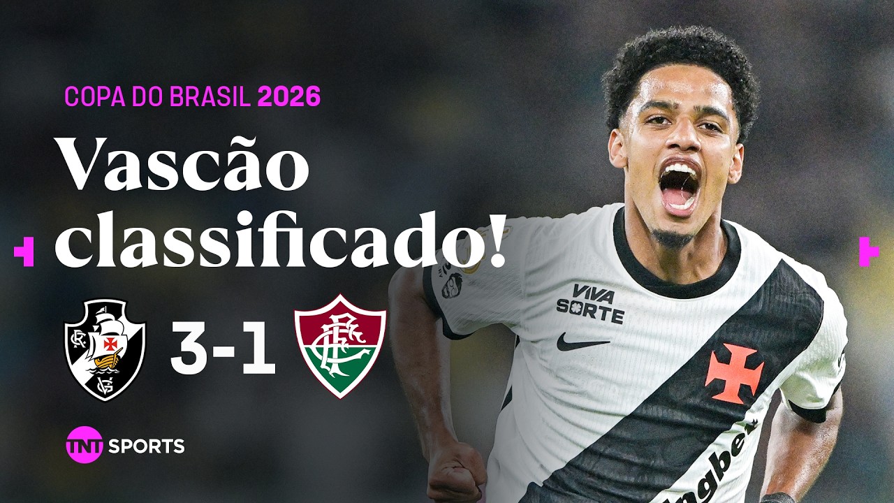 BRENNER BRILHA COM DOIS GOLS E VASCO EST&Aacute; NAS QUARTAS DE FINAL! VASCO 2X1 FLUMINENSE