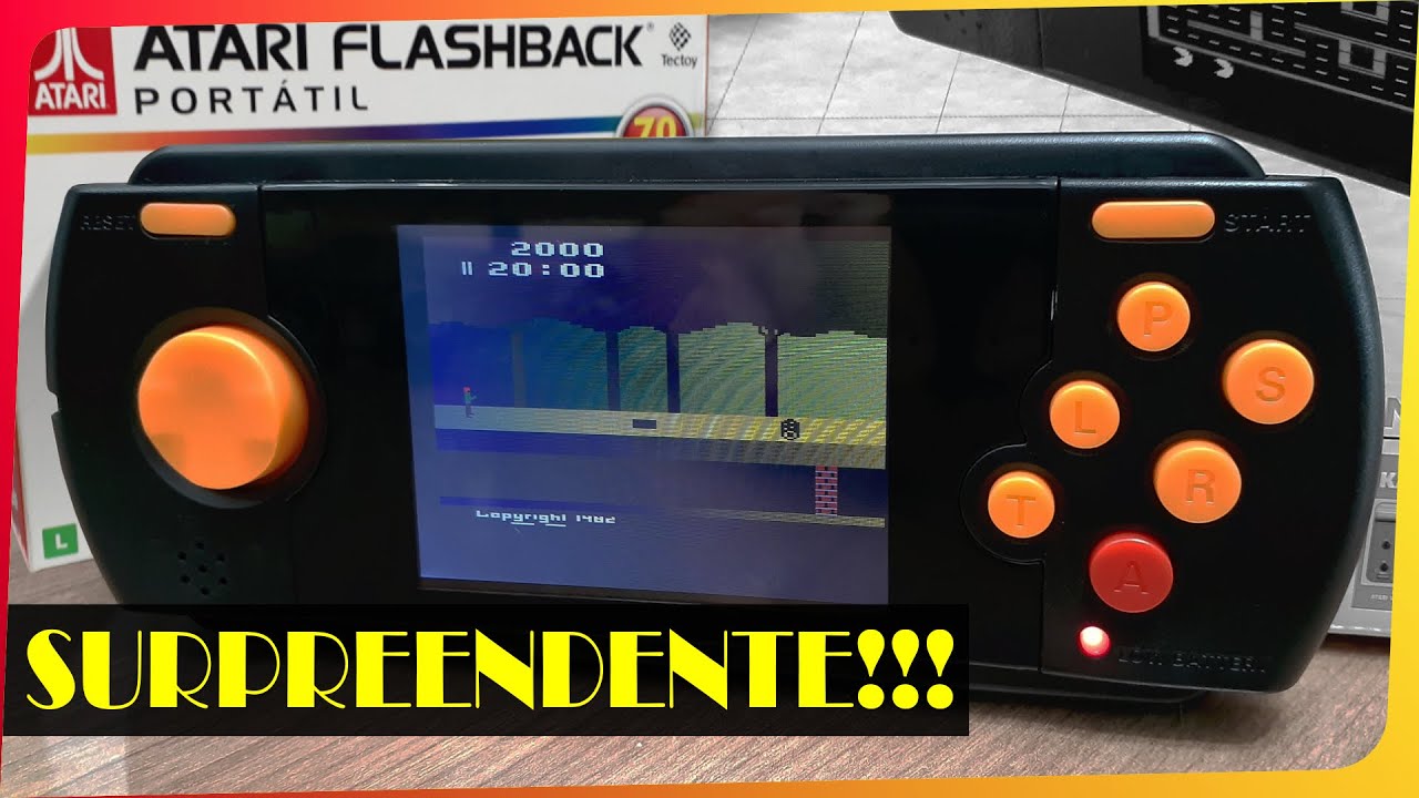 Atari flashback portátil | Tectoy | Ele vai te surpreender