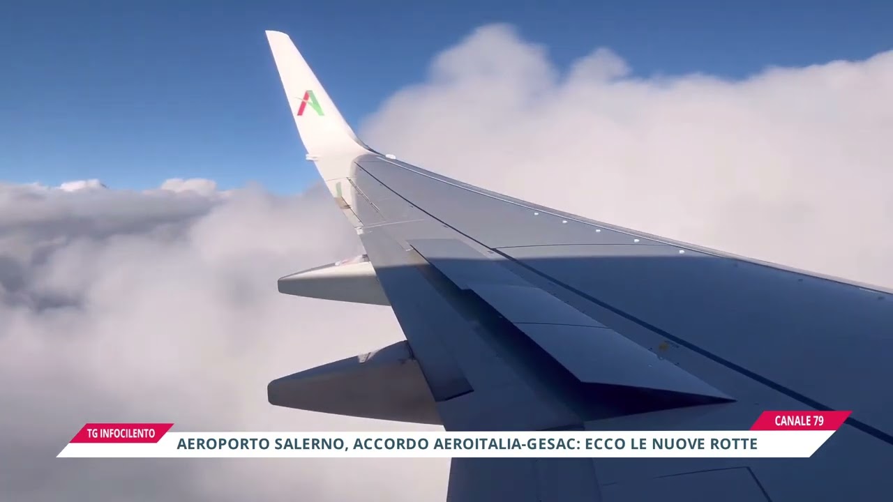 Aeroitalia arriva all'Aeroporto di Salerno Costa d'Amalfi e del Cilento: 4 nuove rotte