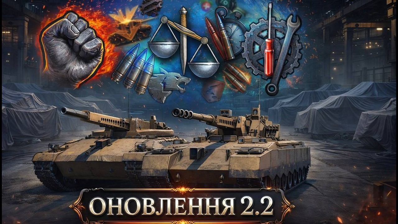 ОНОВЛЕННЯ 2.2 ● НЕРФ АРЕСІВ ТА НОВІ ПЕРКИ #wot_ua 💛💙