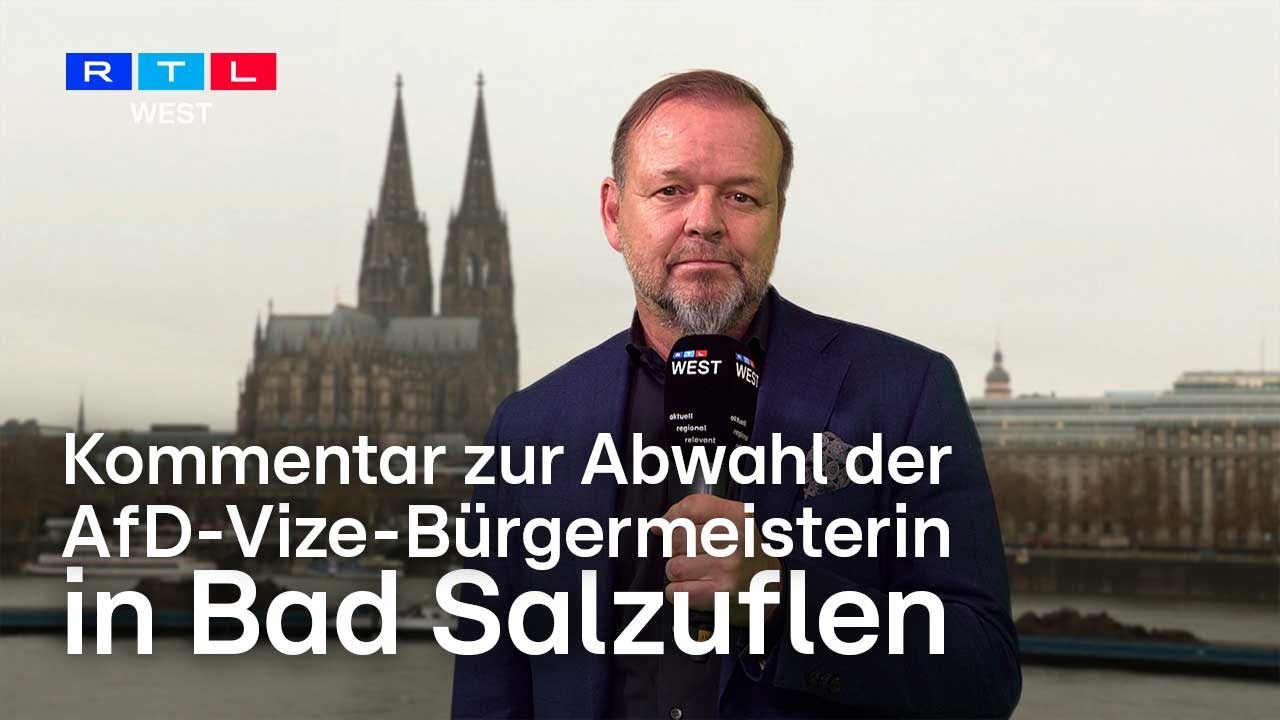 RTL WEST Kommentar: J&ouml;rg Zajonc zur Abwahl der AfD-Vize-B&uuml;rgermeisterin in Bad Salzuflen | RTL WEST