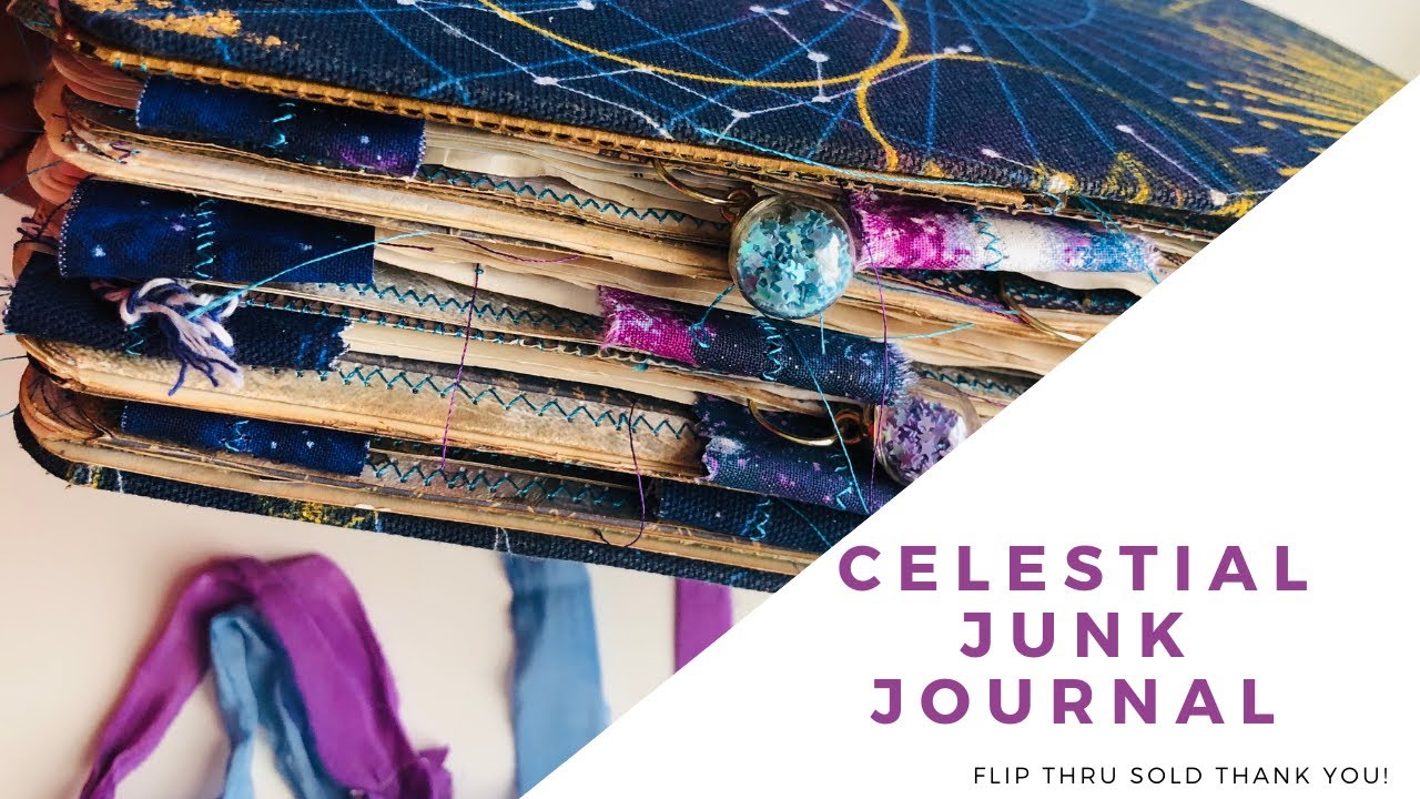 Celestial Junk Journal Flip Thru  SOLD- Thank you!