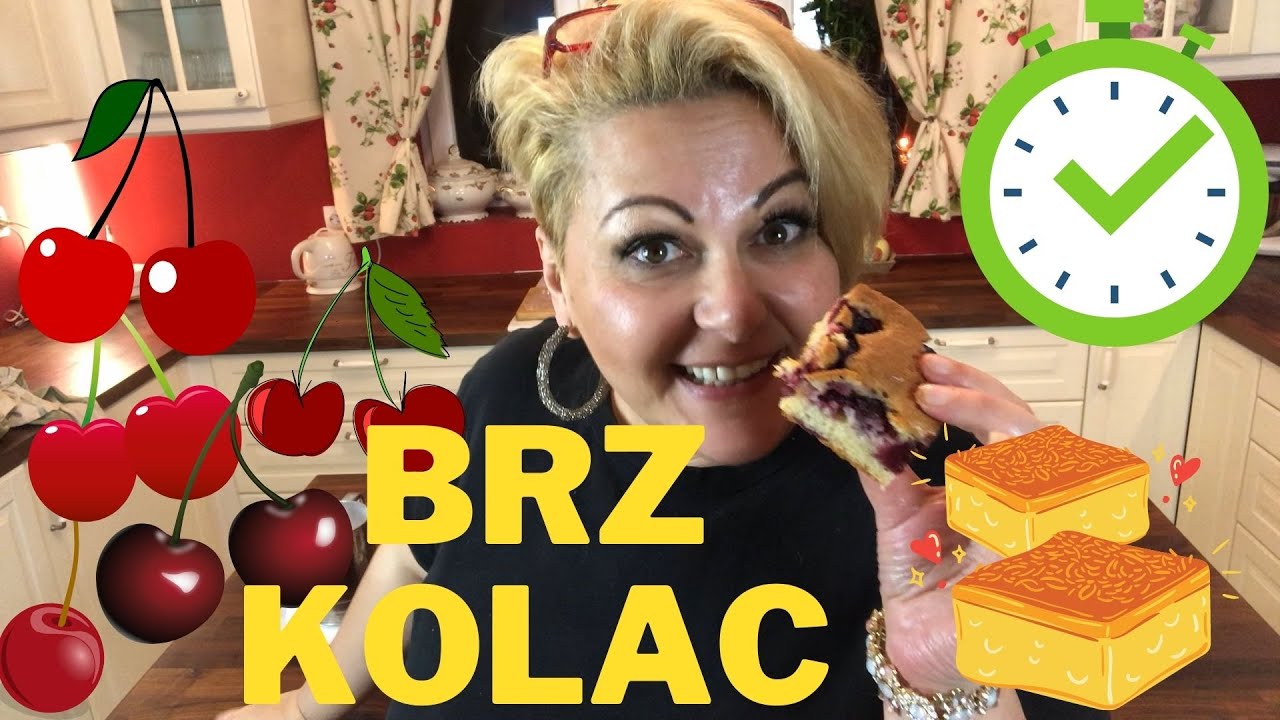 🔴Najbrzi kolac sa visnjama 🍒