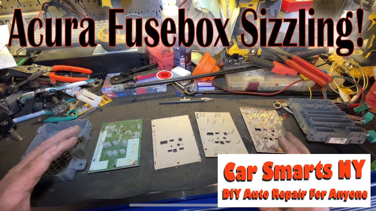 2008 Acura MDX Fusebox on Fire