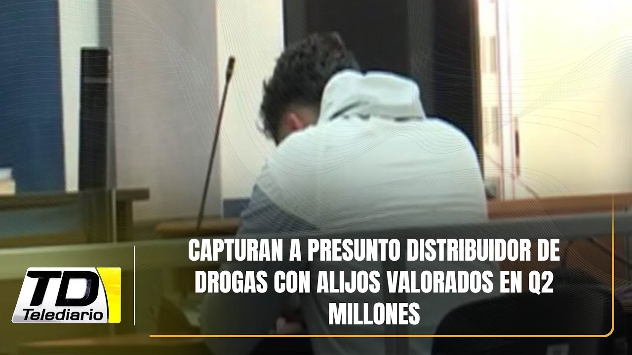Capturan a presunto distribuidor de drogas con alijos valorados en Q2 millones