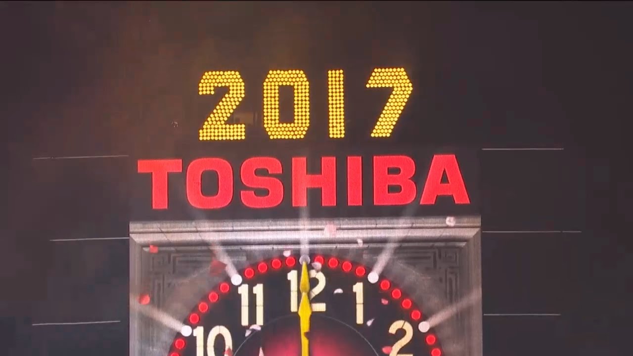 2016-2017 New York City Times Square Ball Drop (czysty kanał)