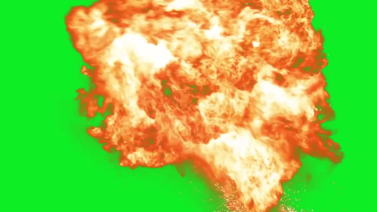 Free Green Screen Explosion Effect + Sound Effect Short Version