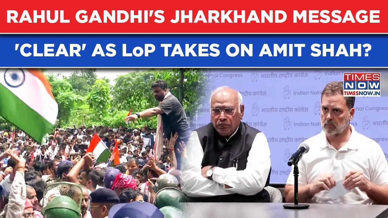Rahul Gandhi's 'Jharkhand' Message As Soren's Police Beats Students, Congress Ally JMM Under Fire