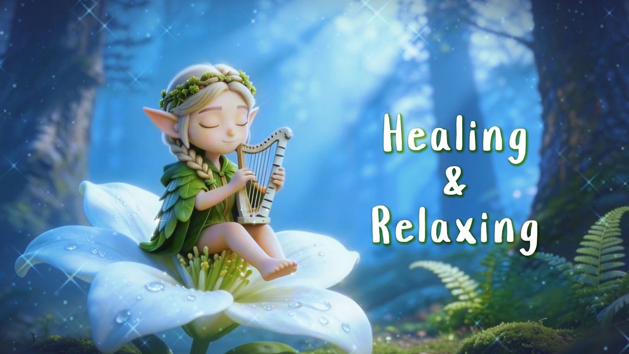 [BGM] 지친 마음을 씻어주는 엘프의 🌳숲 속🌳 하프 연주 | 휴식과 힐링의 시간 | Healing & Relaxing