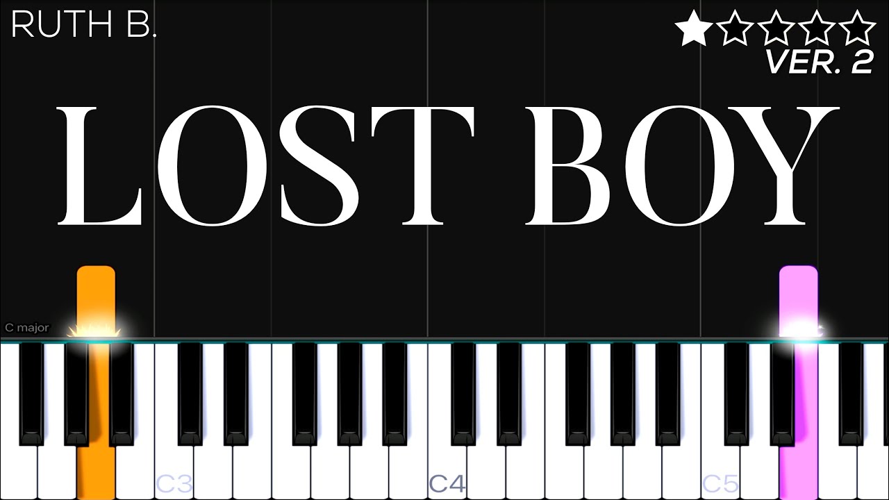 Ruth B. - Lost Boy | EASY Piano Tutorial